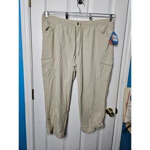 Columbia Size 2X Straight Leg Khaki Trousers